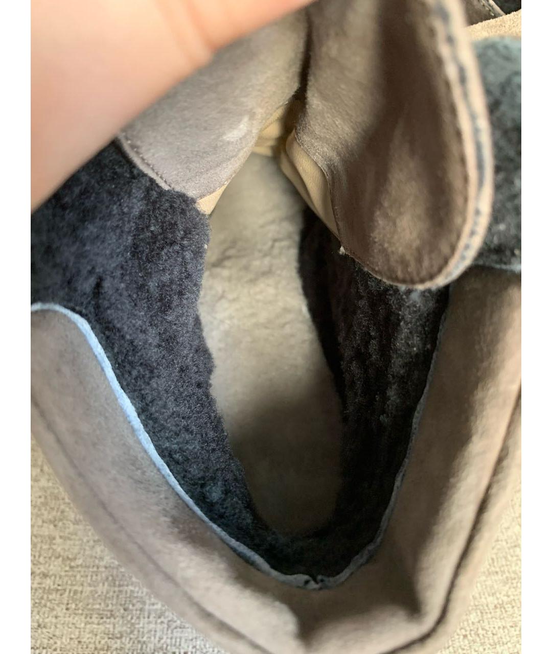LE SILLA Серые замшевые ботильоны, фото 6