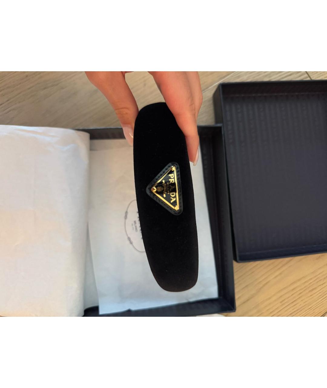 PRADA Черный ободок, фото 6