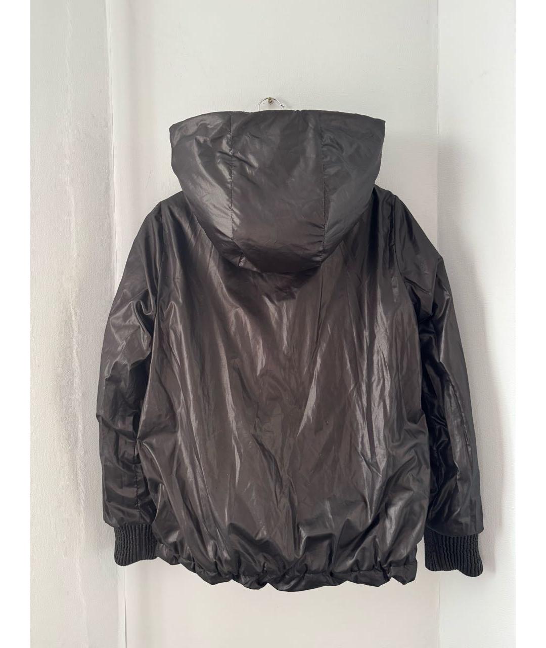 CAVALLI CLASS Черная полиэстеровая куртка, фото 7