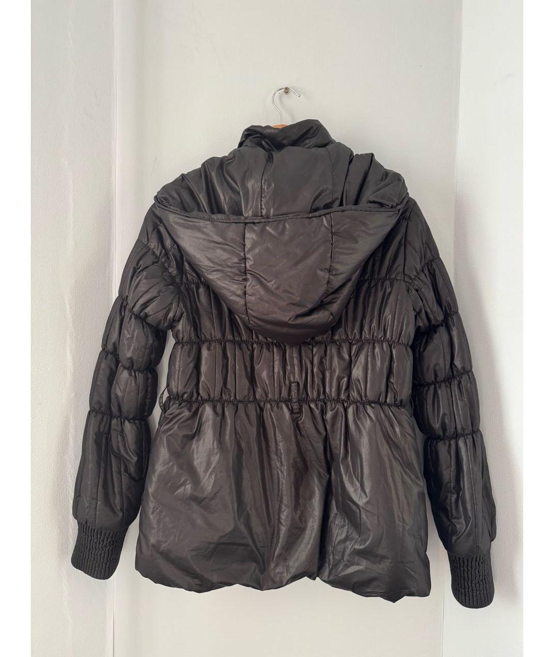 CAVALLI CLASS Черная полиэстеровая куртка, фото 2