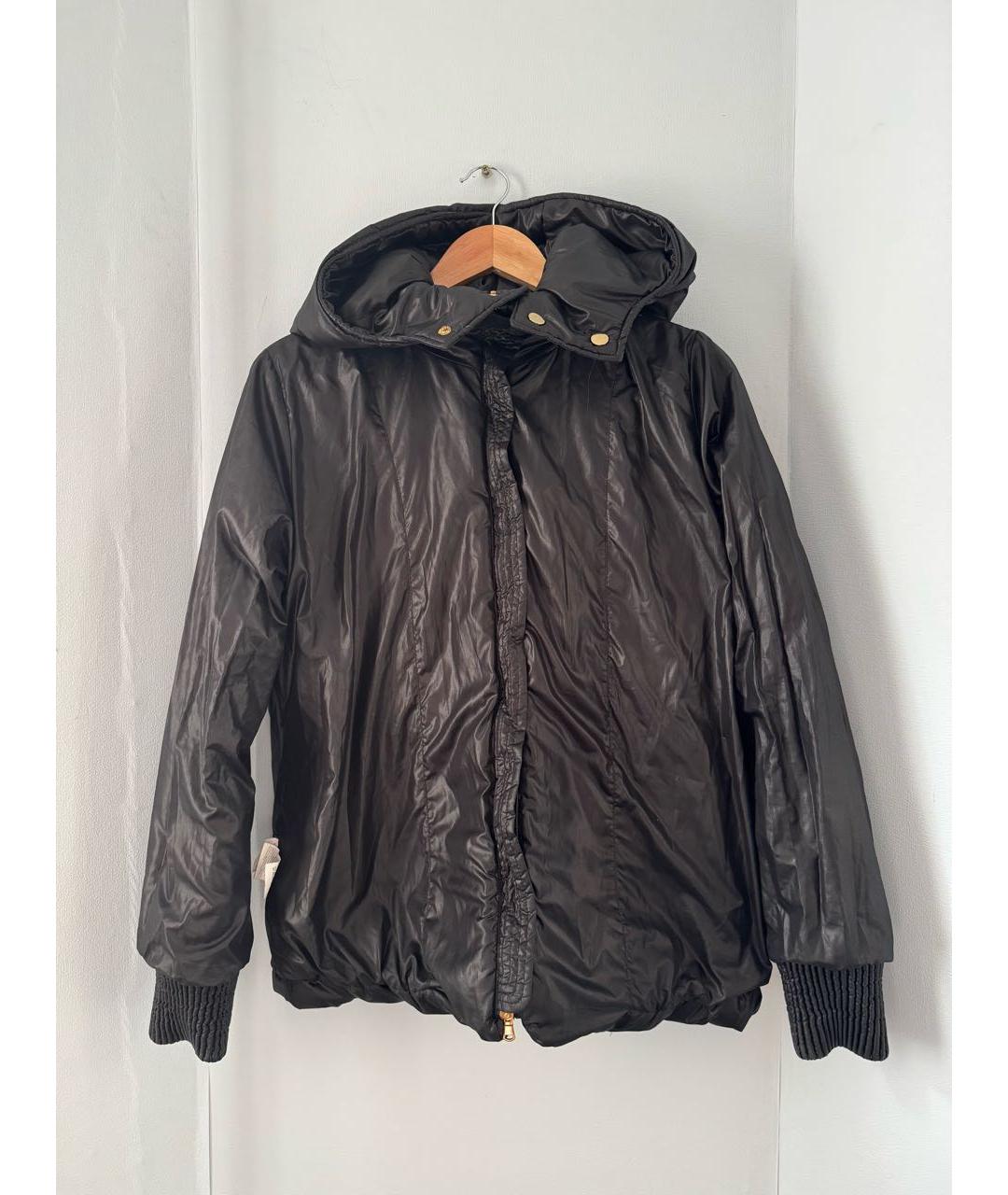 CAVALLI CLASS Черная полиэстеровая куртка, фото 6