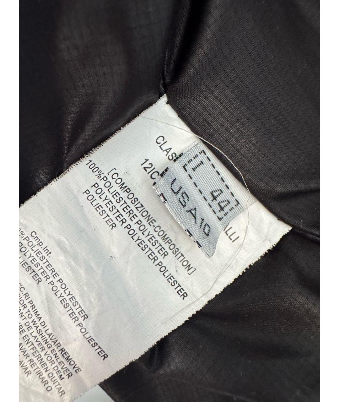 CAVALLI CLASS Черная полиэстеровая куртка, фото 5