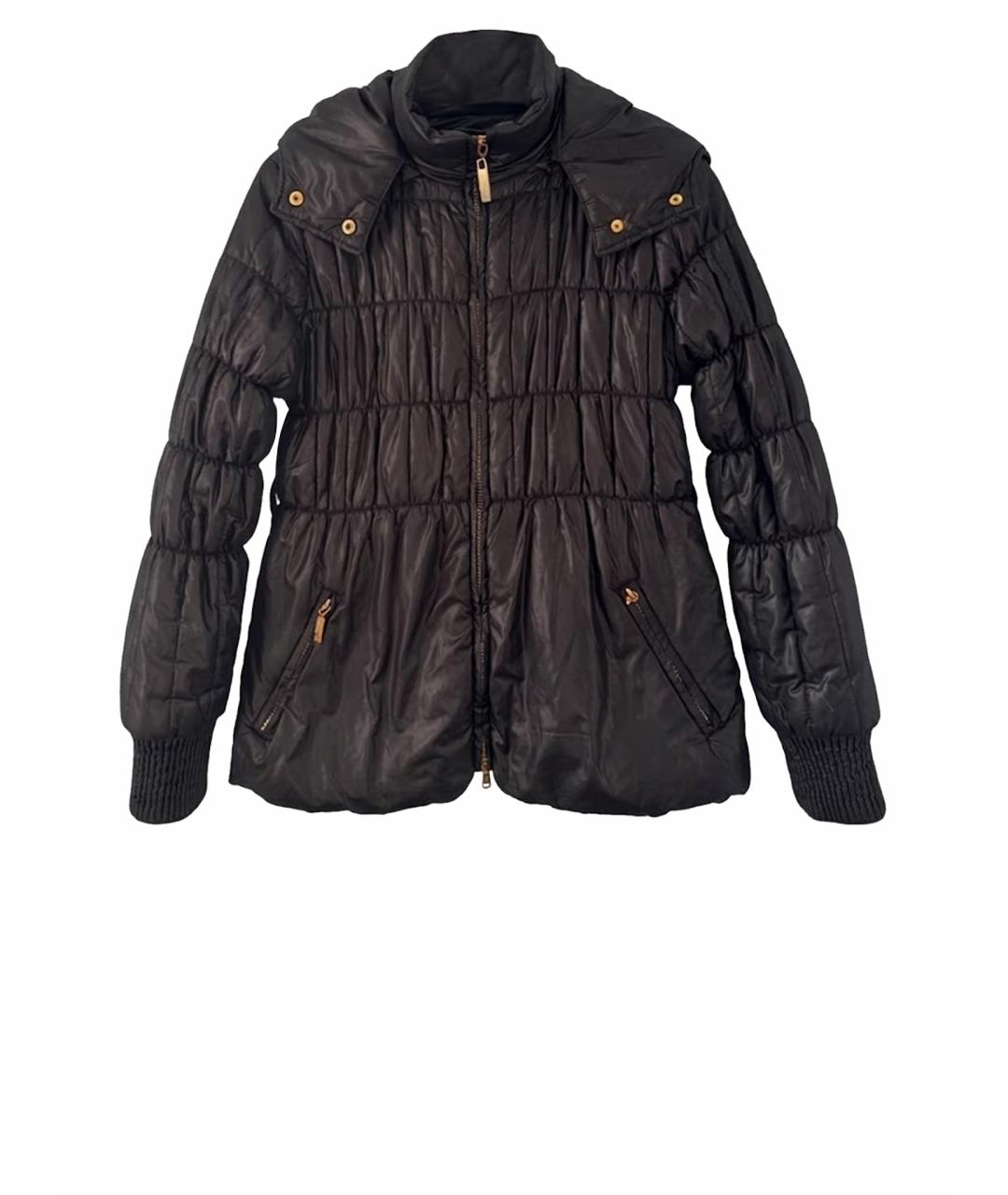 CAVALLI CLASS Черная полиэстеровая куртка, фото 1