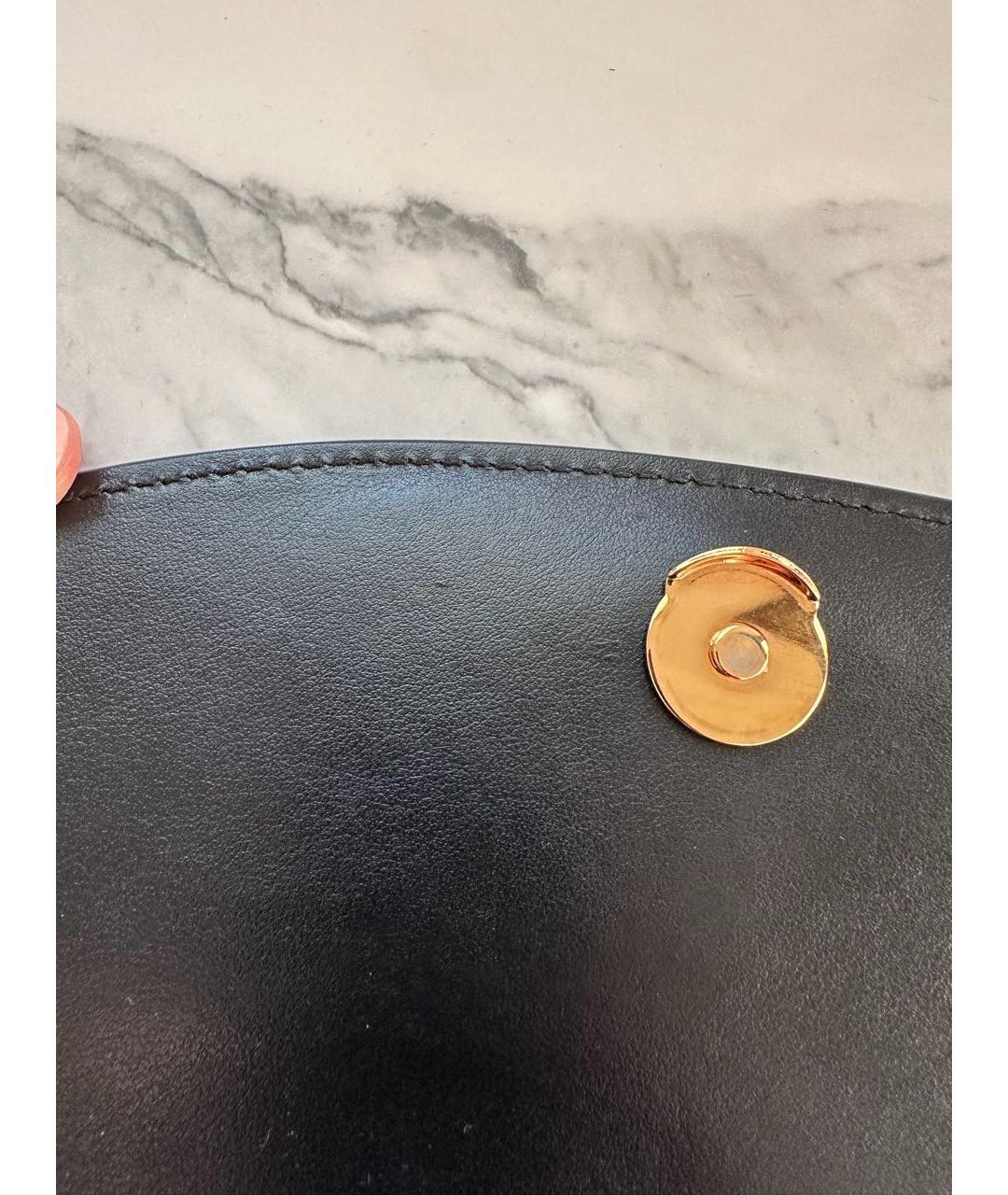 GUCCI Черная кожаная сумка через плечо, фото 8