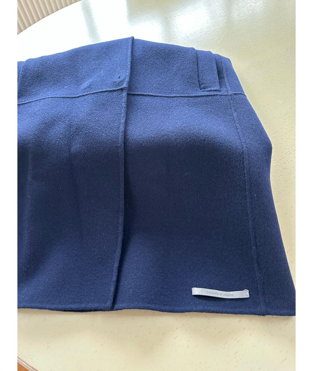 SPORT MAX CODE Темно-синий шерстяной жилет, фото 4