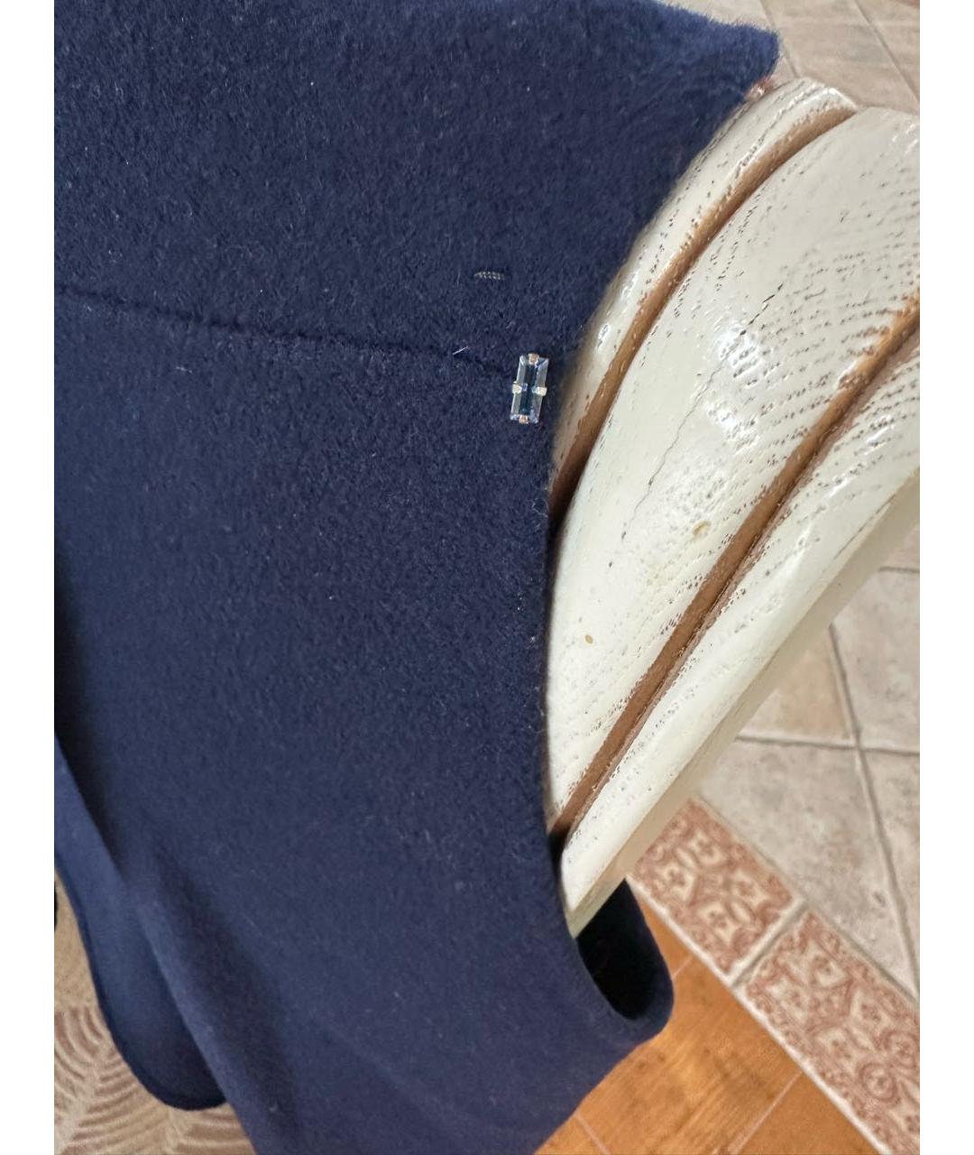 SPORT MAX CODE Темно-синий шерстяной жилет, фото 6