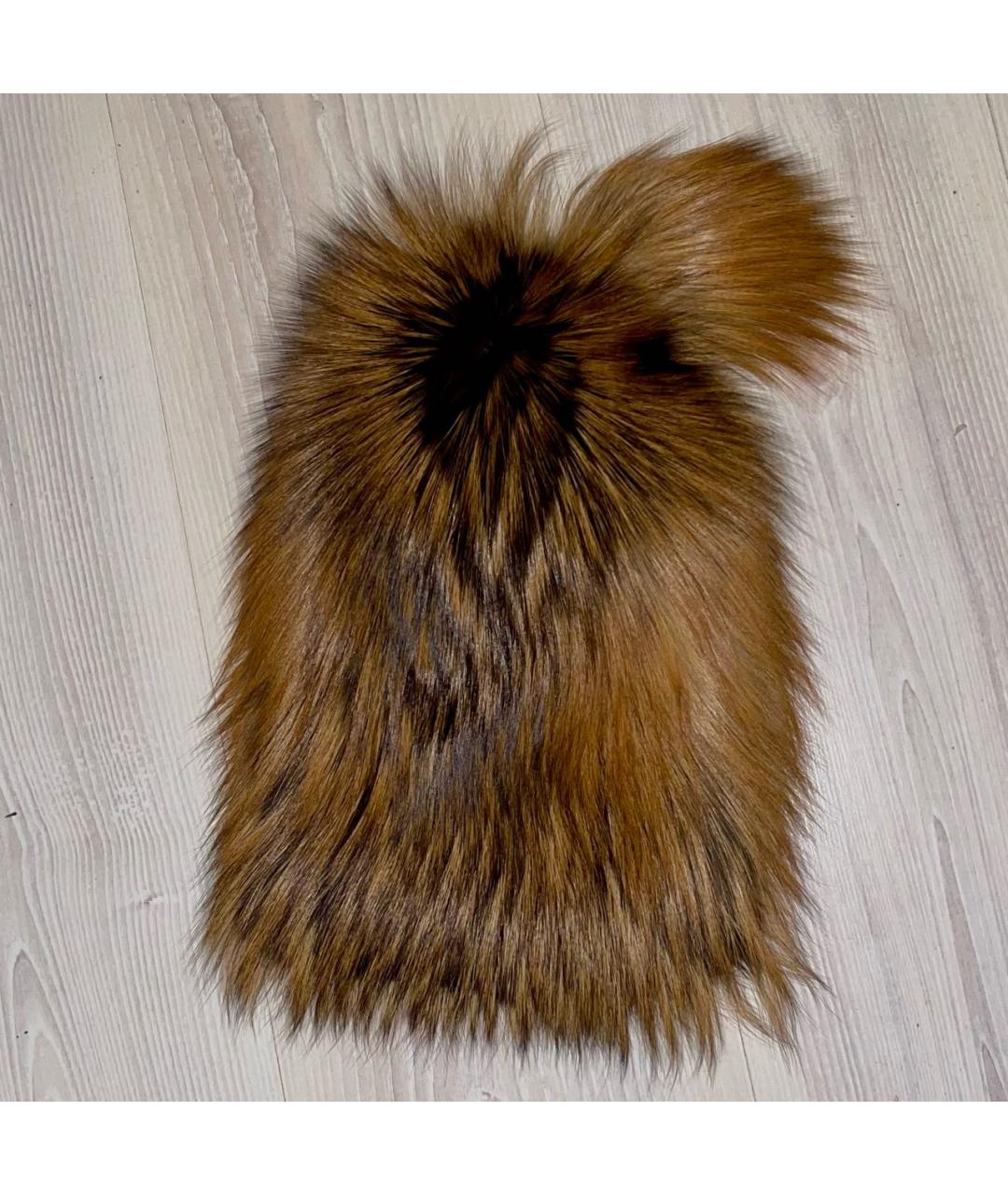 SAGA Коричневая кашемировая шапка, фото 5