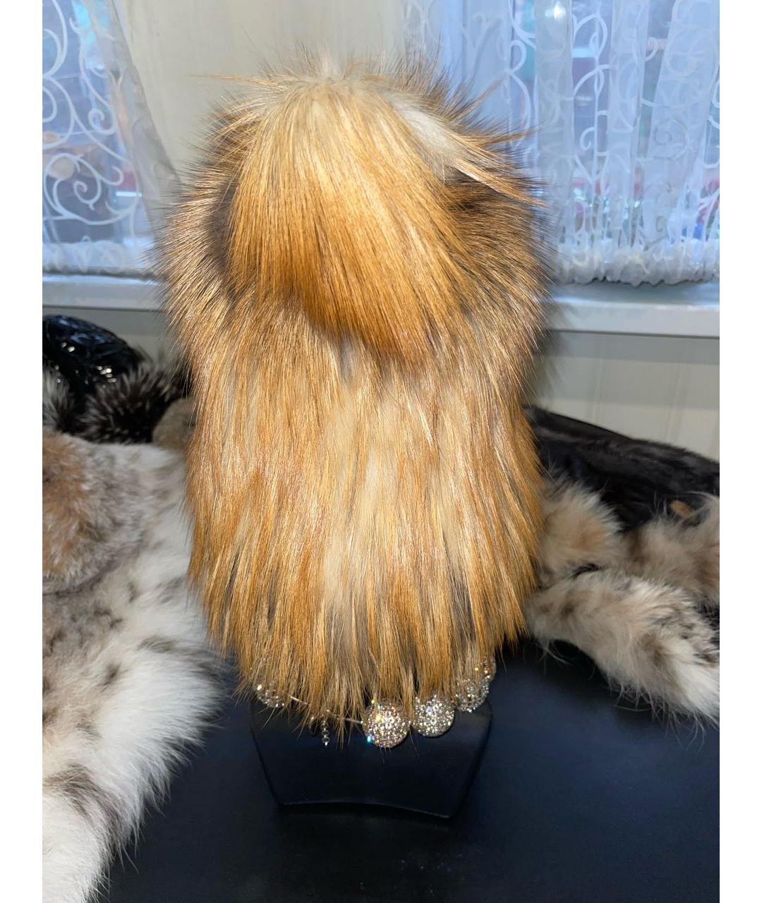 SAGA Коричневая кашемировая шапка, фото 8