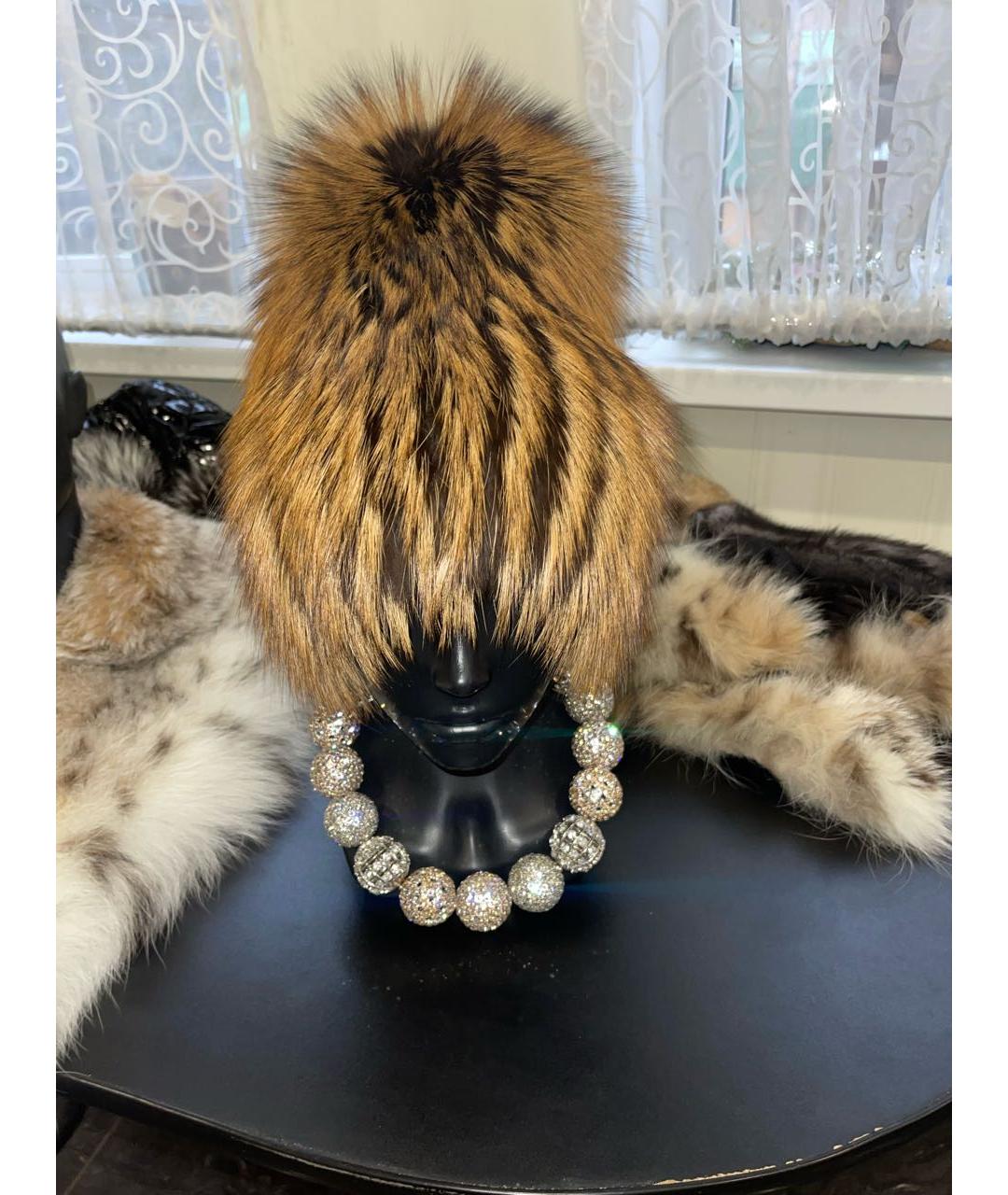 SAGA Коричневая кашемировая шапка, фото 2