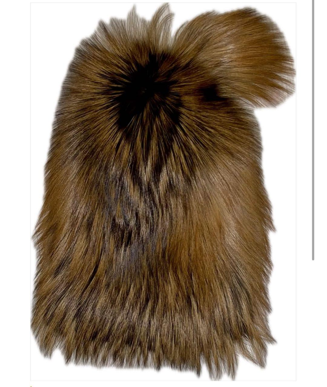 SAGA Коричневая кашемировая шапка, фото 9