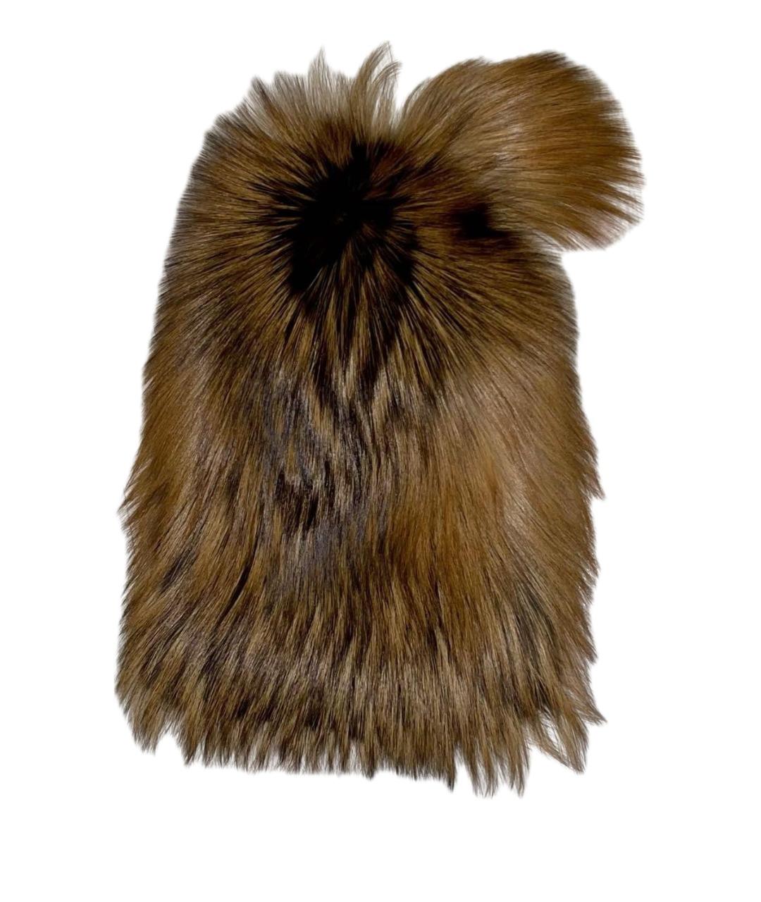 SAGA Коричневая кашемировая шапка, фото 1