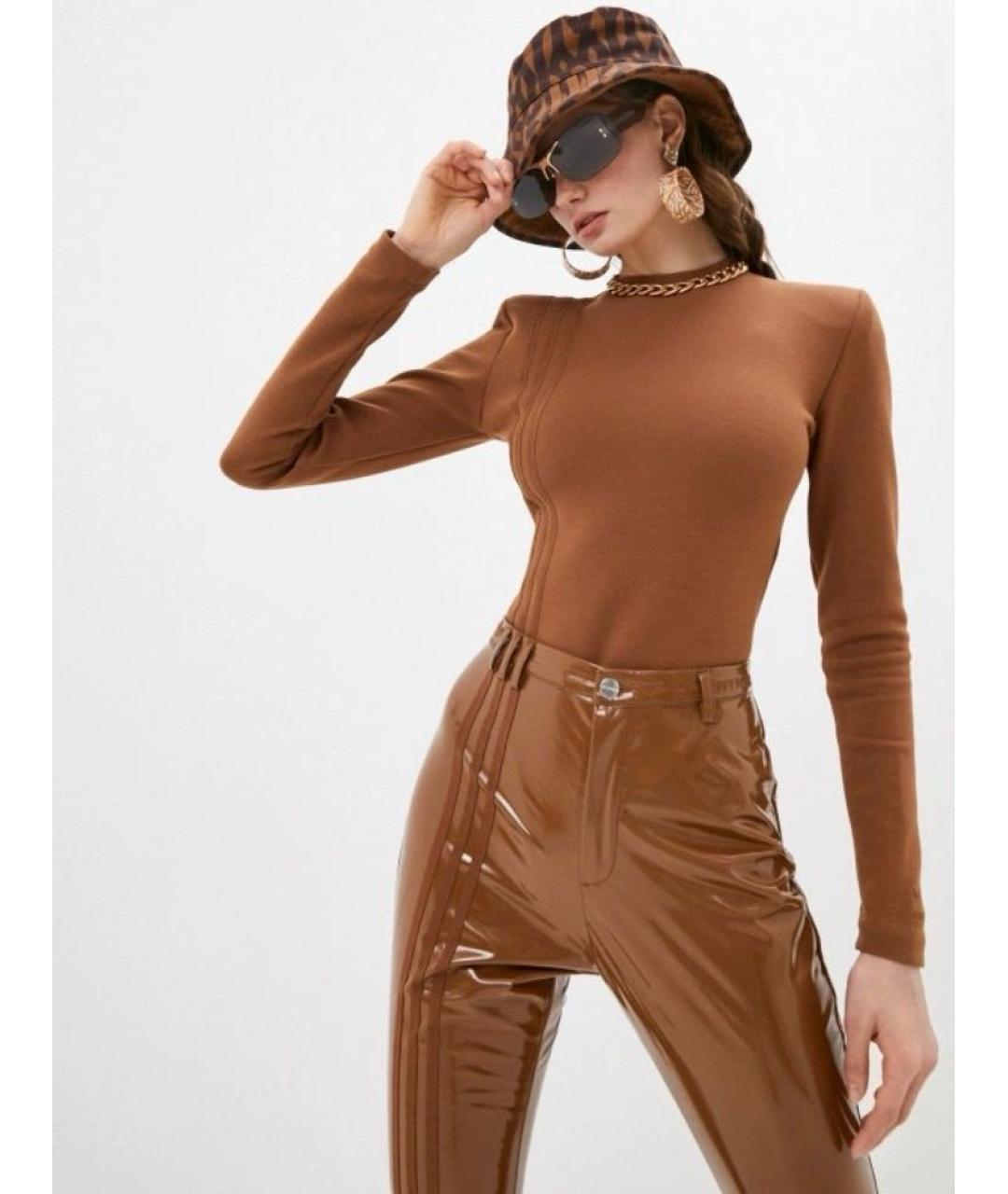 ADIDAS Черный хлопко-эластановый костюм с брюками, фото 5