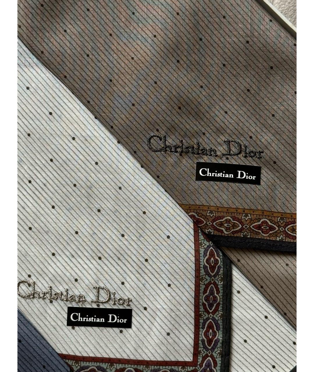 CHRISTIAN DIOR Мульти хлопковый платок, фото 3