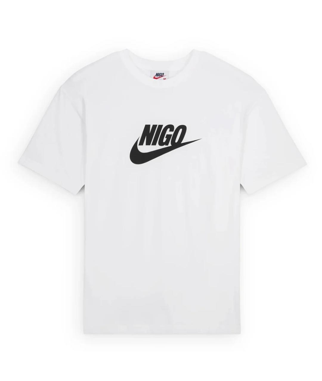 NIKE Белая хлопковая футболка, фото 1