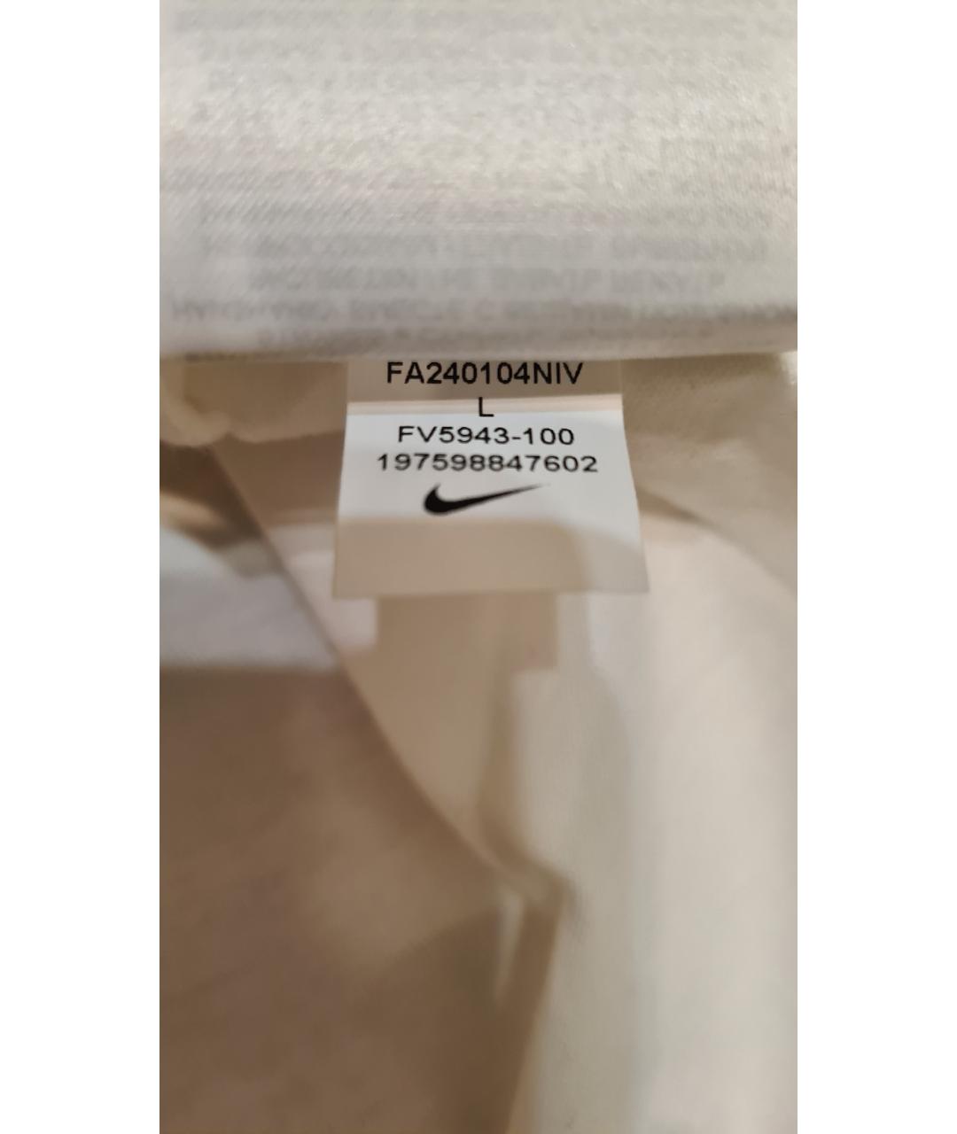 NIKE Белая хлопковая футболка, фото 5