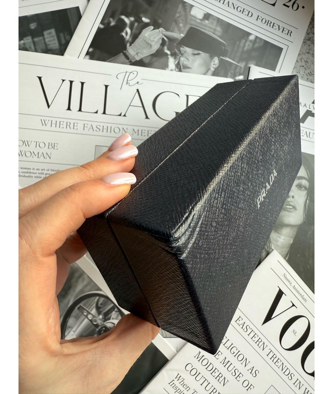 PRADA Оранжевое металлические солнцезащитные очки, фото 6