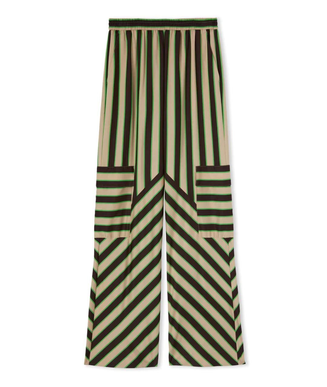 MSGM Мульти вискозные прямые брюки, фото 1