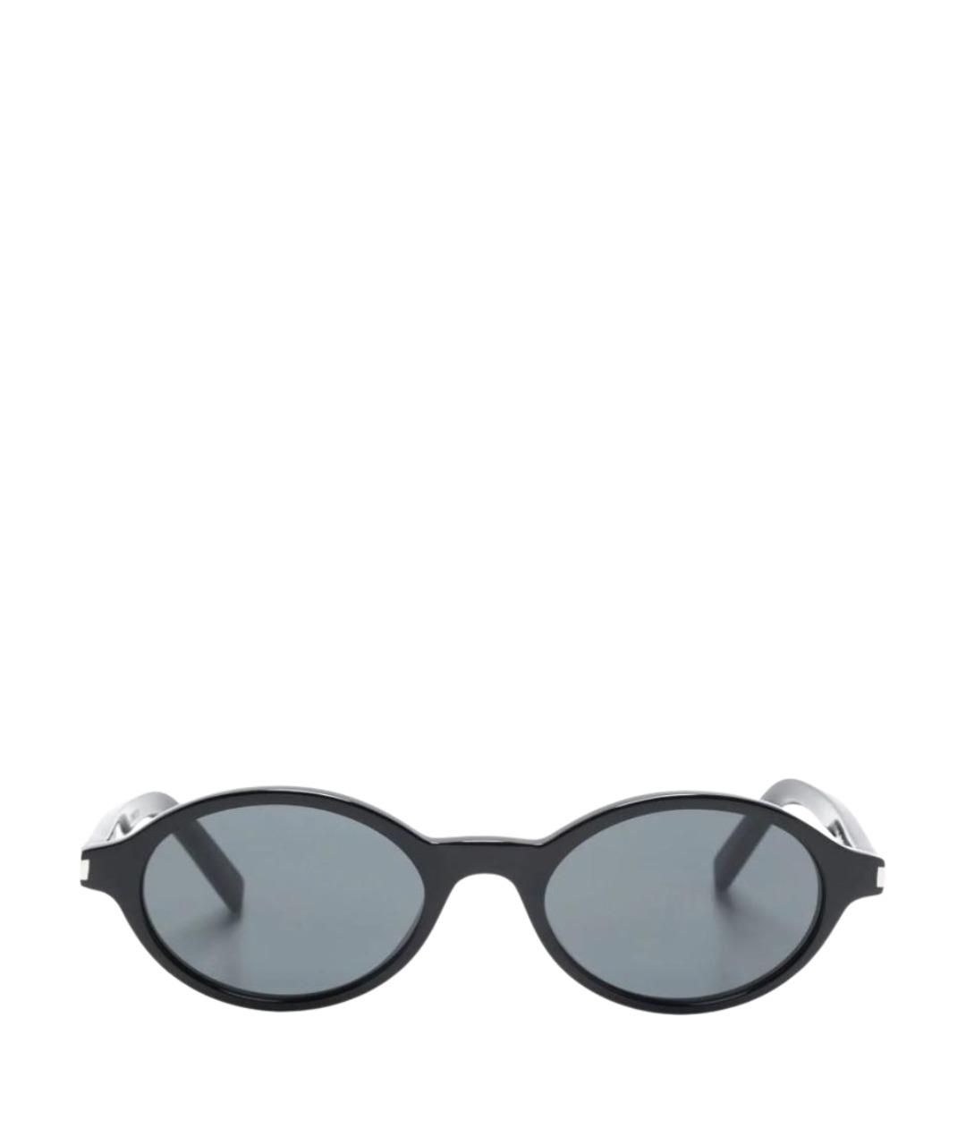 SAINT LAURENT Черные пластиковые солнцезащитные очки, фото 1