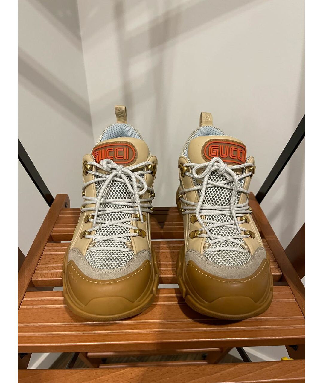 GUCCI Кожаные кроссовки, фото 2