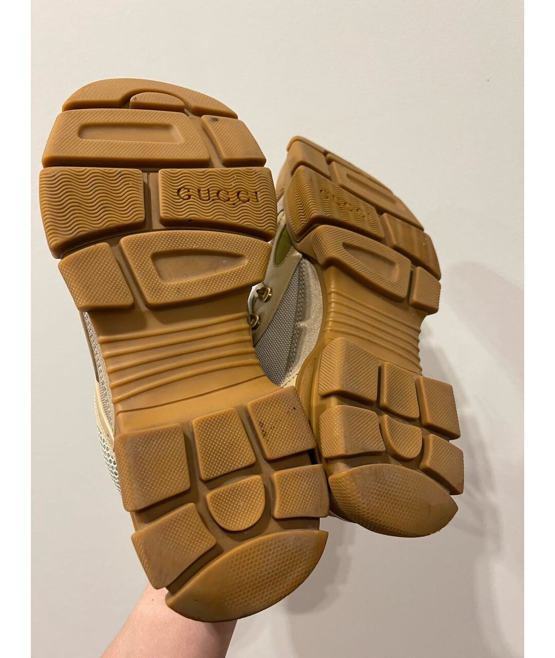 GUCCI Кожаные кроссовки, фото 5