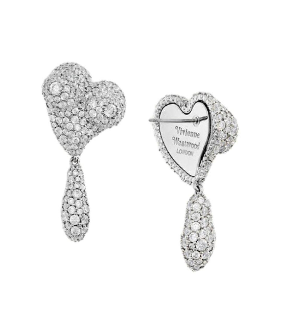 VIVIENNE WESTWOOD Серебряные латунные серьги, фото 3