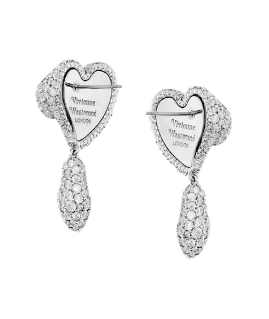 VIVIENNE WESTWOOD Серебряные латунные серьги, фото 2