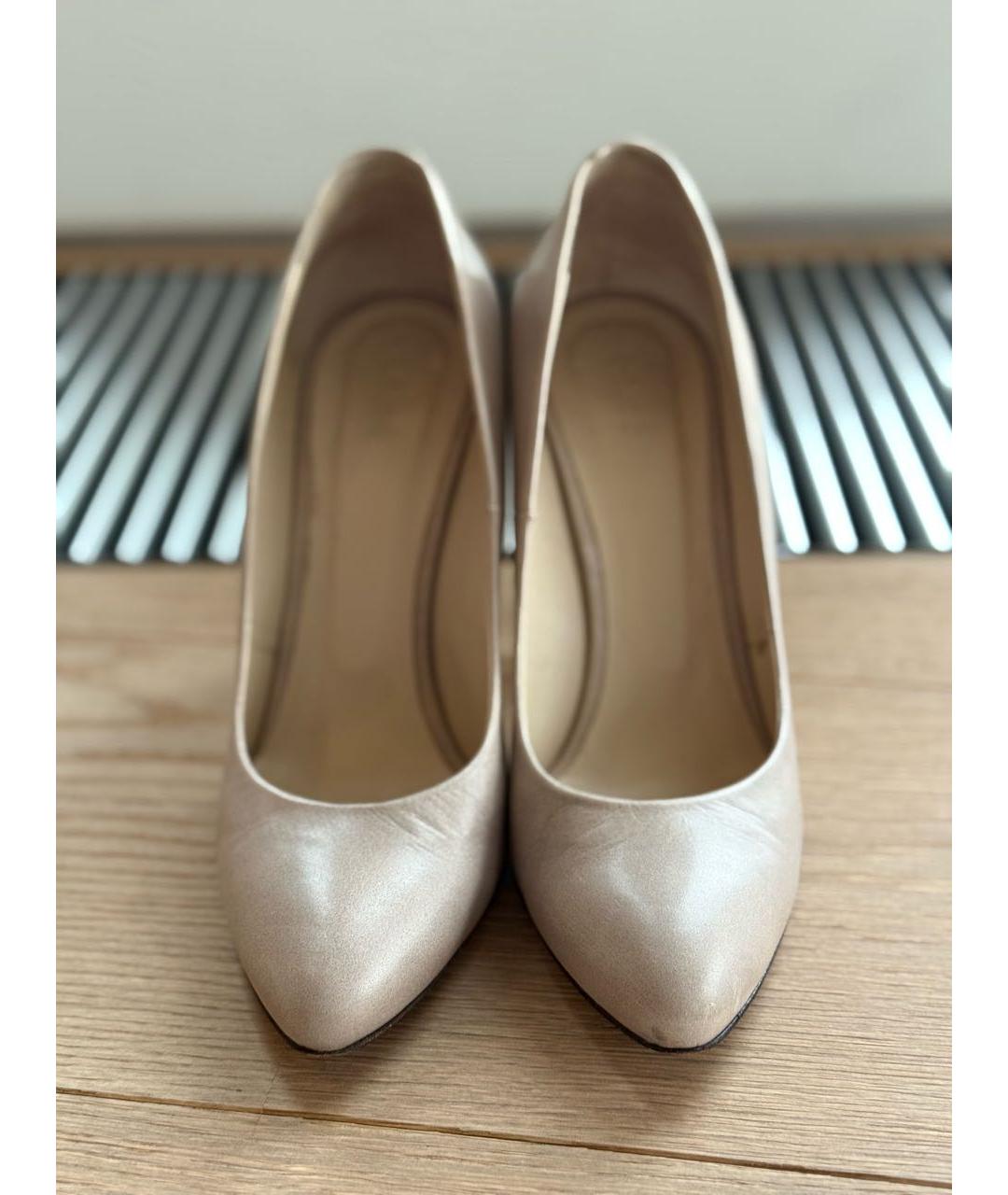 CHLOE Бежевые кожаные туфли, фото 2