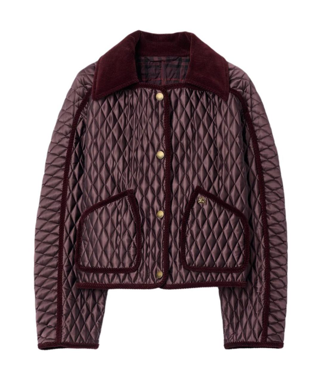 BURBERRY Бордовый пуховик, фото 1
