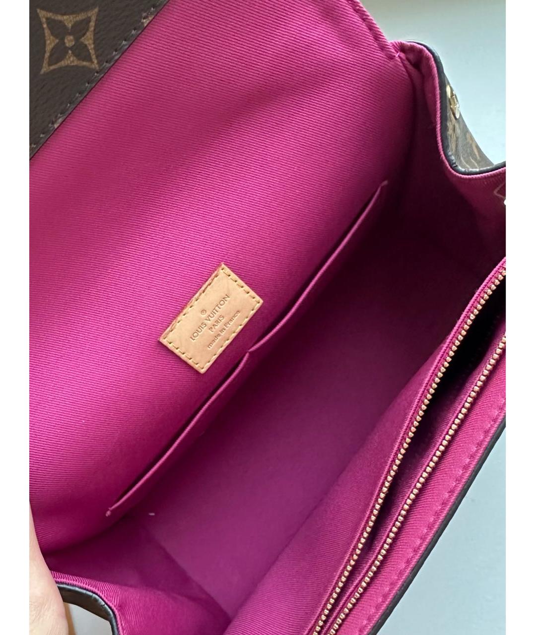 LOUIS VUITTON Коричневая сумка через плечо, фото 7