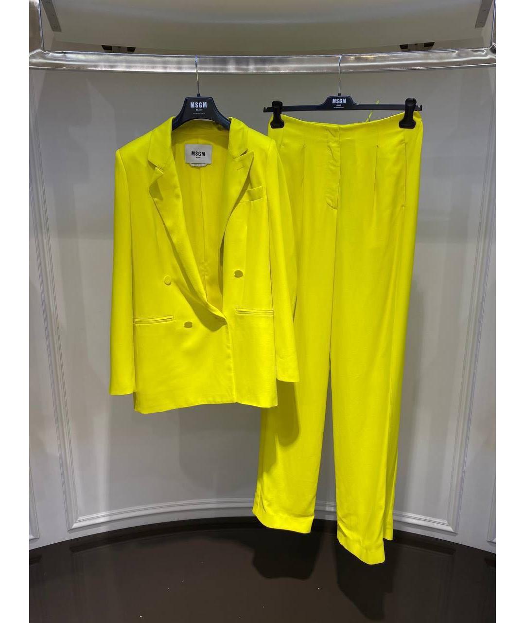 MSGM Желтый костюм с брюками, фото 5