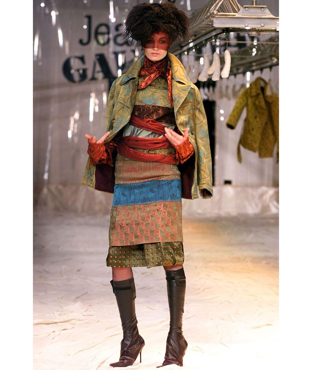 JEAN PAUL GAULTIER Мульти ацетатное вечернее платье, фото 7