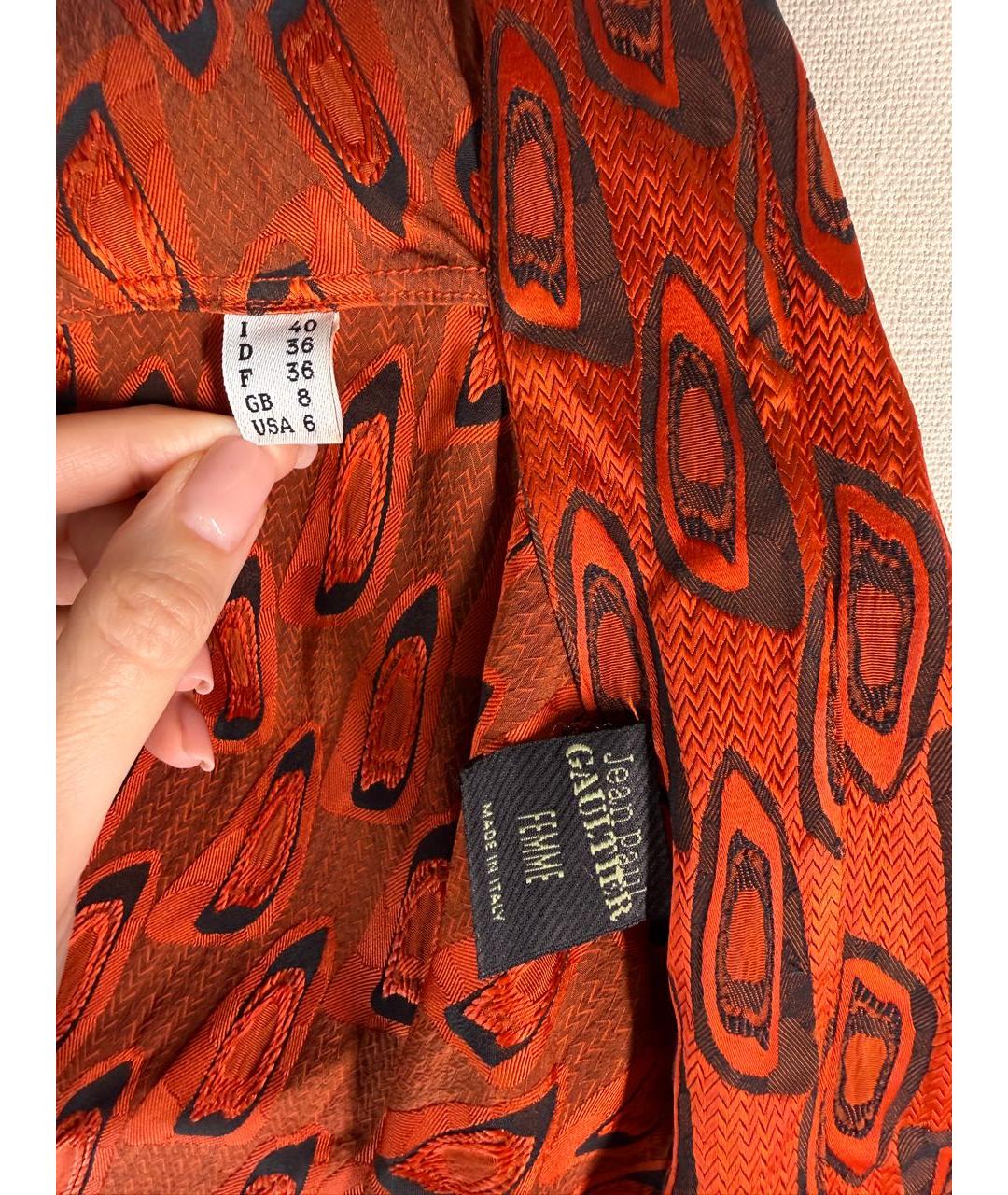 JEAN PAUL GAULTIER Мульти ацетатное вечернее платье, фото 8