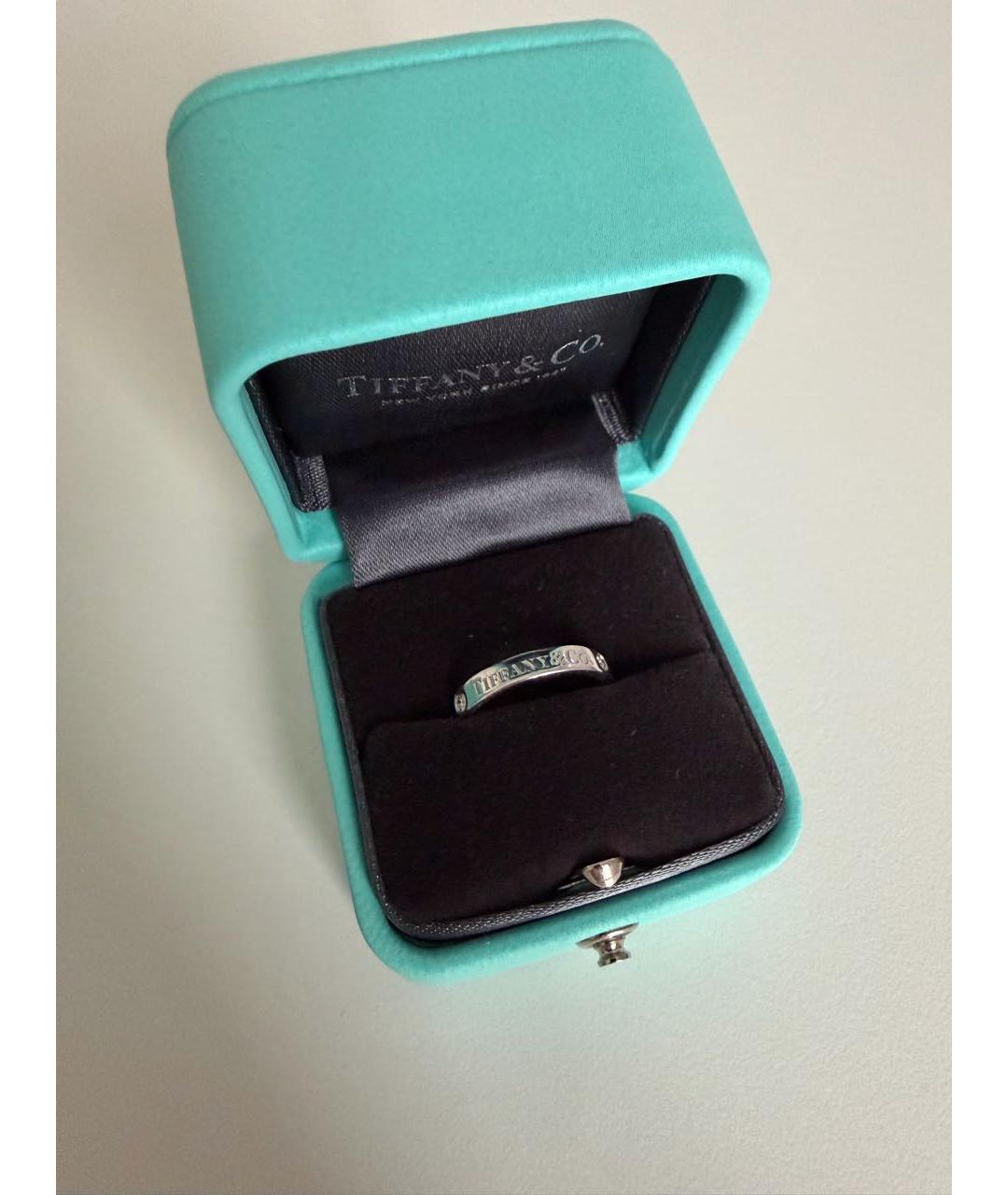 TIFFANY&CO Серебряное платиновое кольцо, фото 3