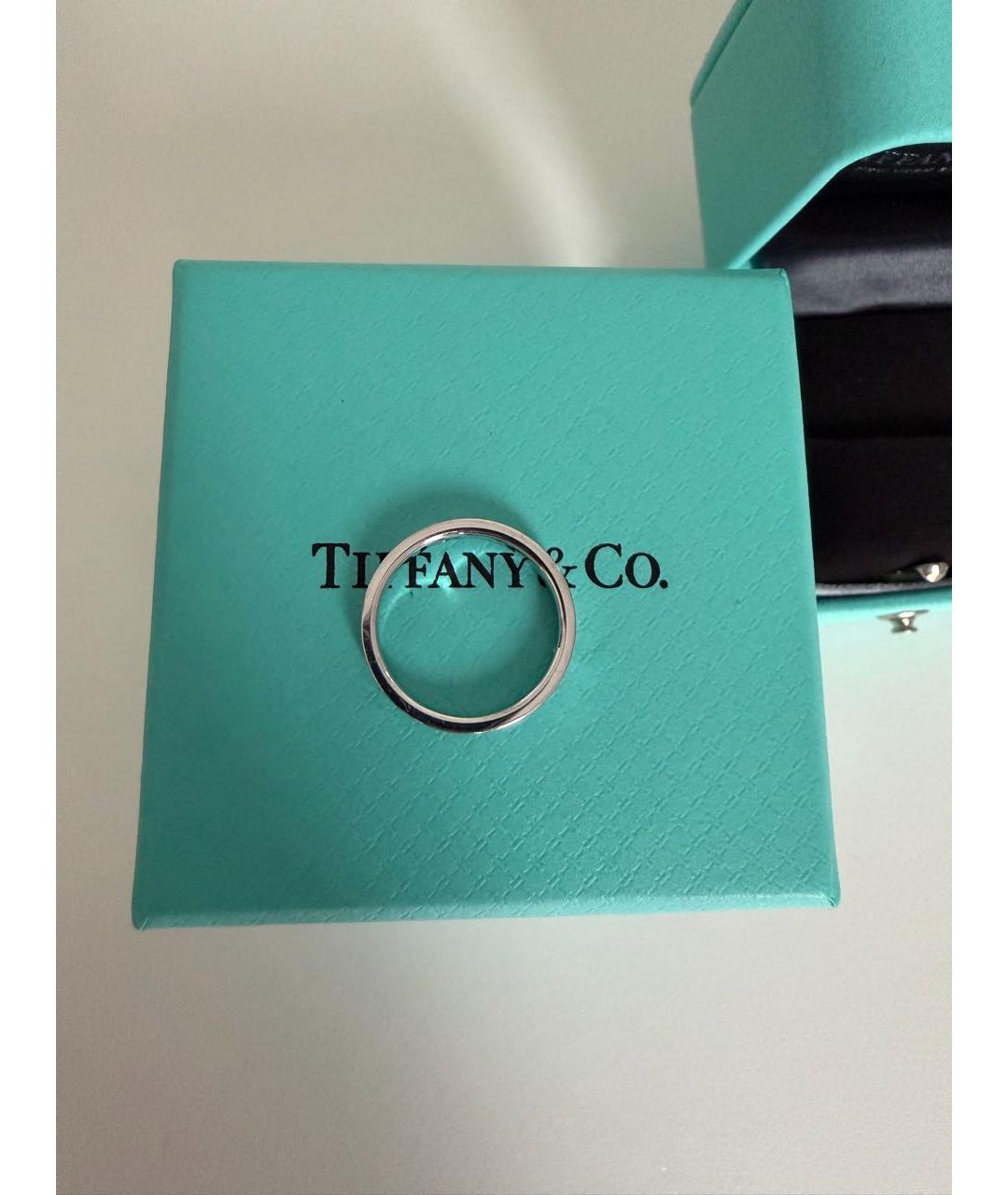 TIFFANY&CO Серебряное платиновое кольцо, фото 2