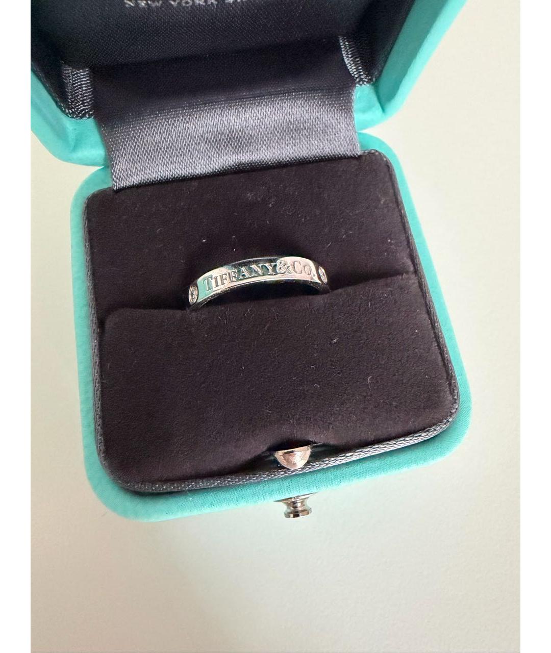 TIFFANY&CO Серебряное платиновое кольцо, фото 5