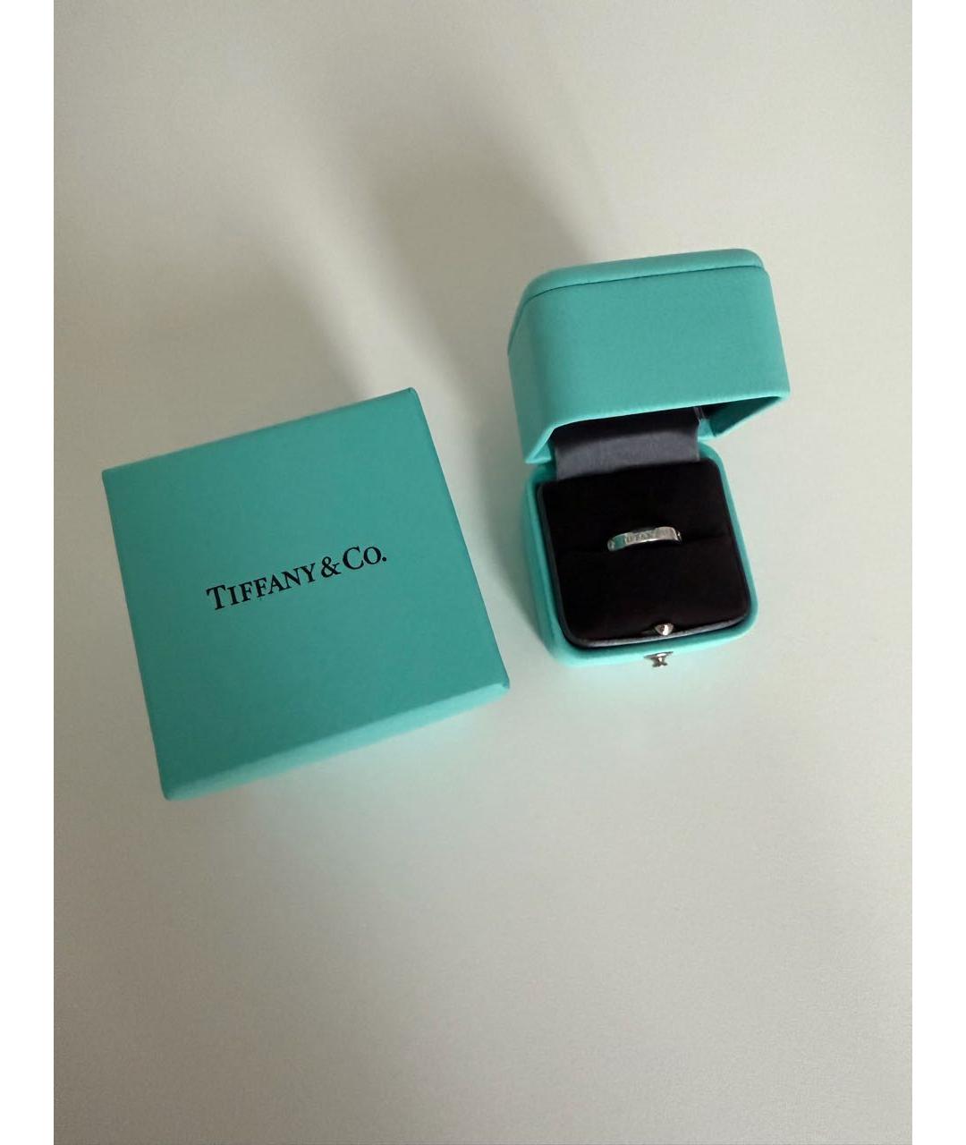 TIFFANY&CO Серебряное платиновое кольцо, фото 4