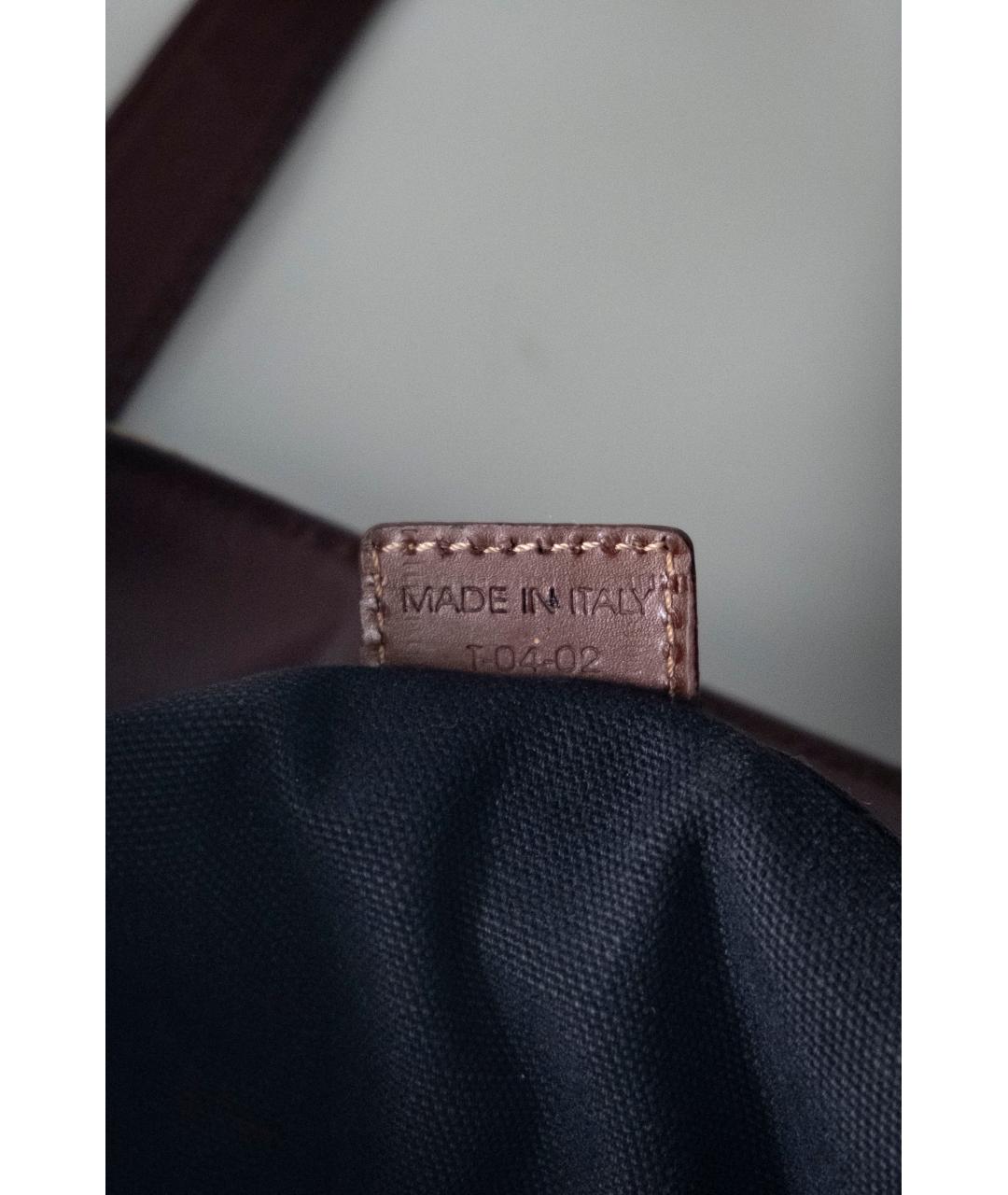 BURBERRY Бежевая синтетическая сумка тоут, фото 8