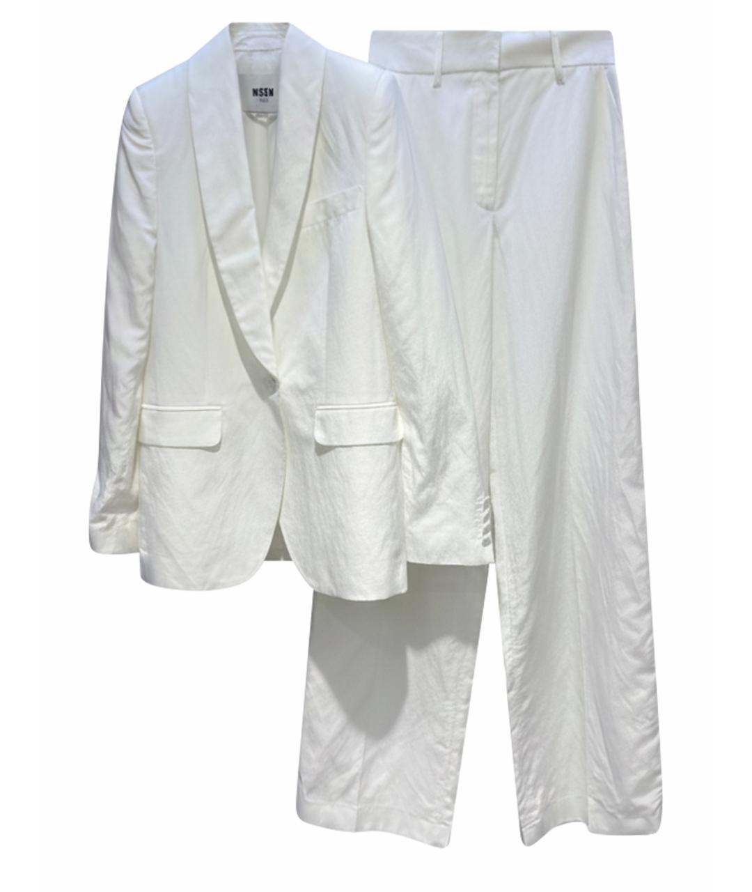 MSGM Белый костюм с брюками, фото 1