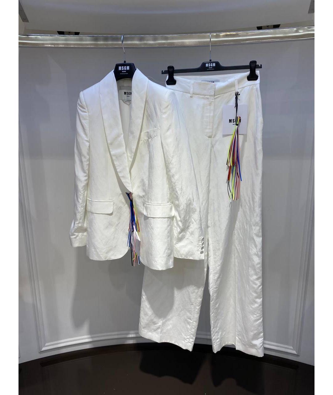 MSGM Белый костюм с брюками, фото 3
