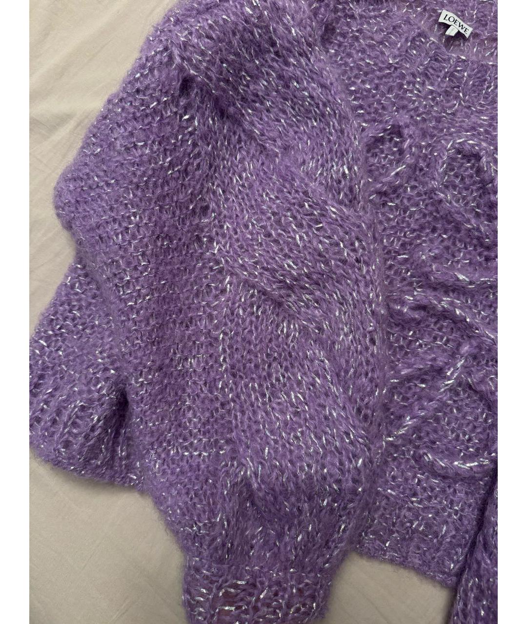 LOEWE Фиолетовый джемпер / свитер, фото 4