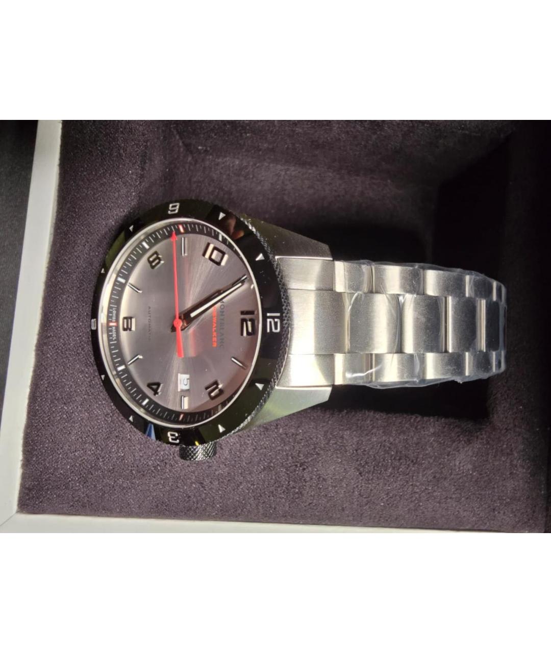 MONTBLANC Серебряные металлические часы, фото 3