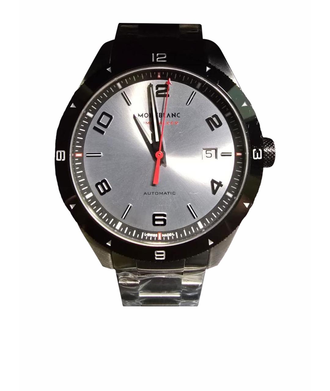 MONTBLANC Серебряные металлические часы, фото 1