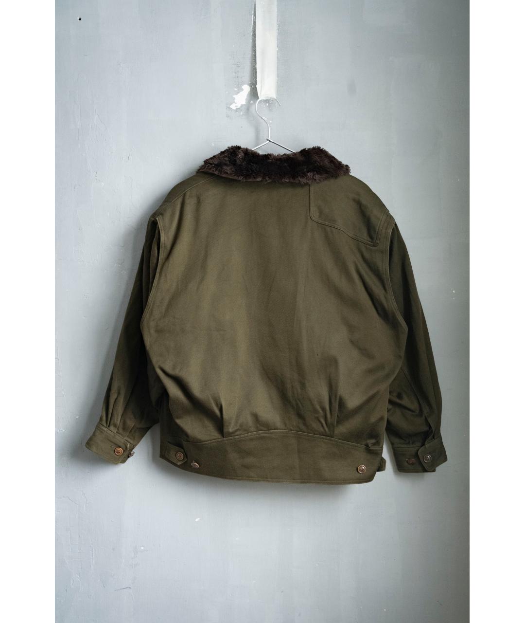 CHRISTIAN DIOR Хаки хлопковая куртка, фото 4