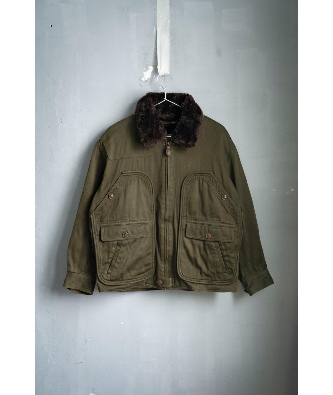 CHRISTIAN DIOR Хаки хлопковая куртка, фото 8