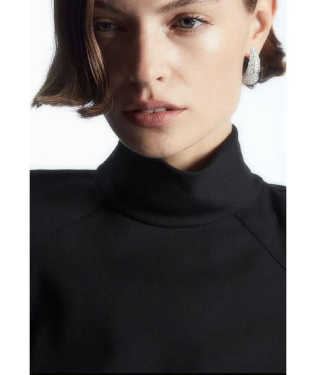 COS Черный шерстяной джемпер / свитер, фото 6