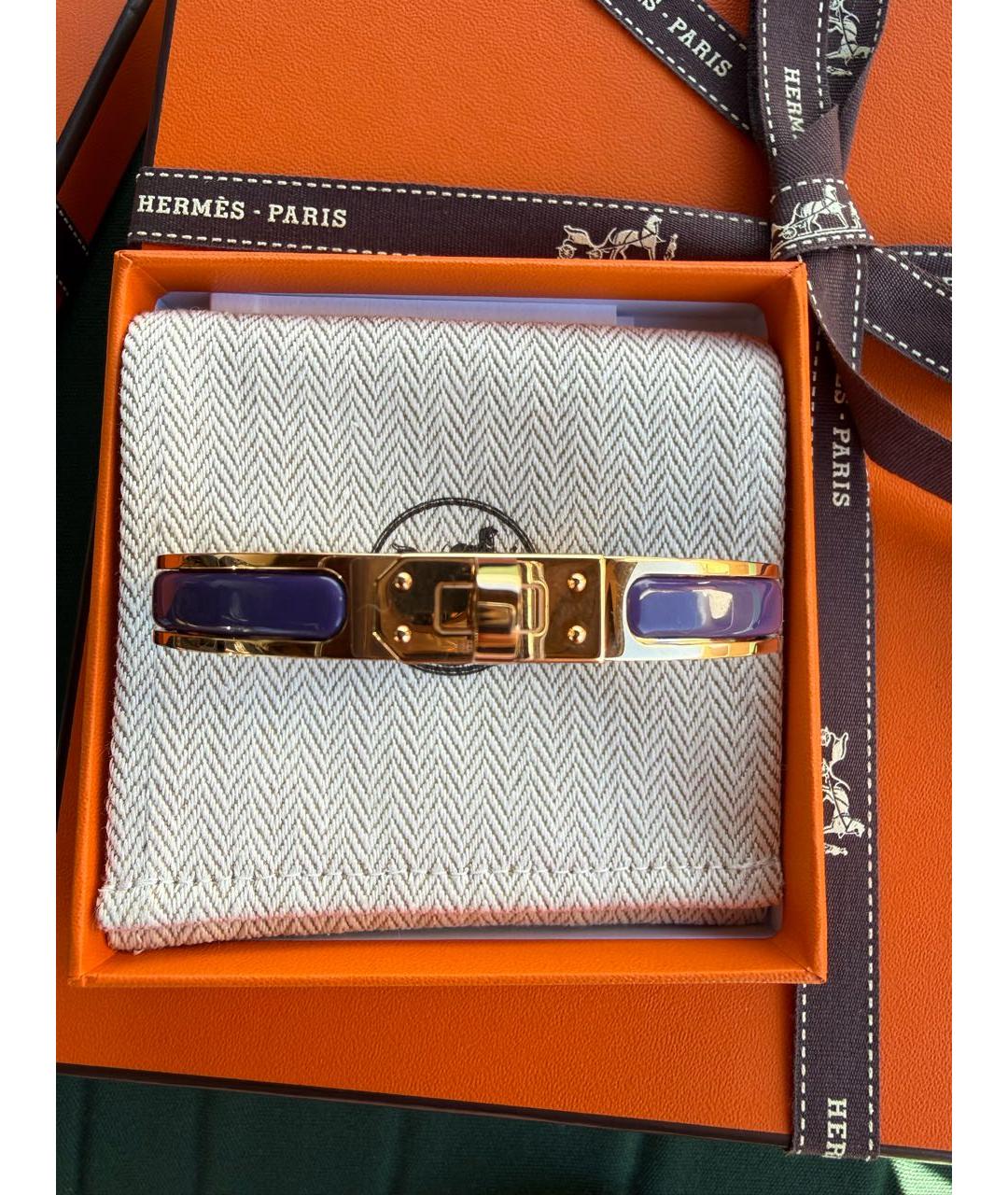 HERMES Фиолетовый браслет, фото 2