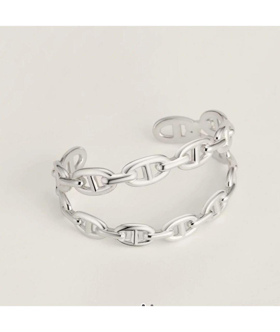 HERMES Серебрянный серебряный браслет, фото 4