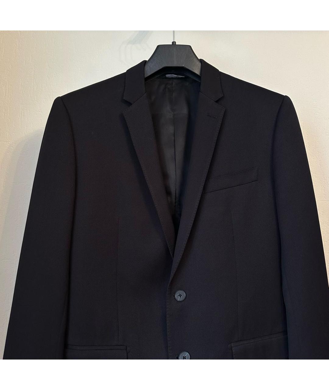 DOLCE&GABBANA Черный шерстяной пиджак, фото 3
