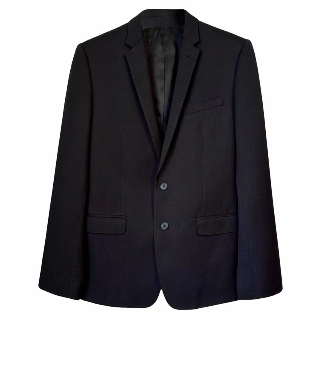 DOLCE&GABBANA Черный шерстяной пиджак, фото 1