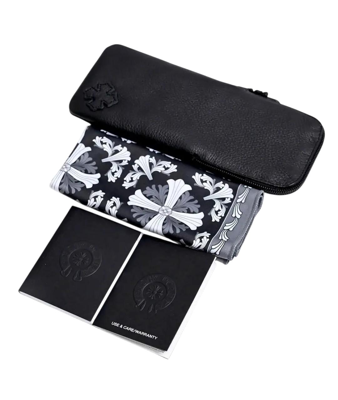 CHROME HEARTS Черные металлические солнцезащитные очки, фото 6